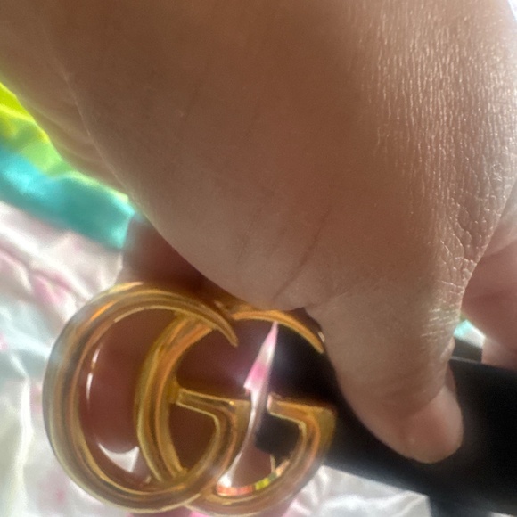 Black Gucci Belt